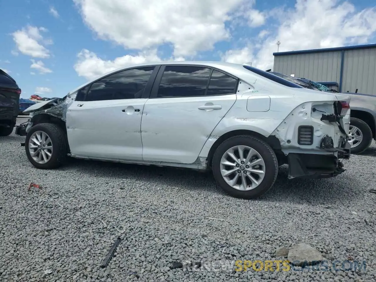 2 Photograph of a damaged car 5YFVPMAE0NP378321 TOYOTA COROLLA 2022