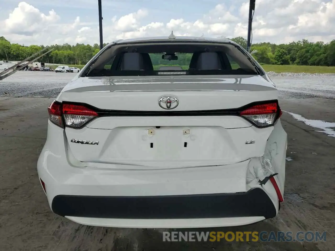 6 Photograph of a damaged car 5YFVPMAE1NP304700 TOYOTA COROLLA 2022