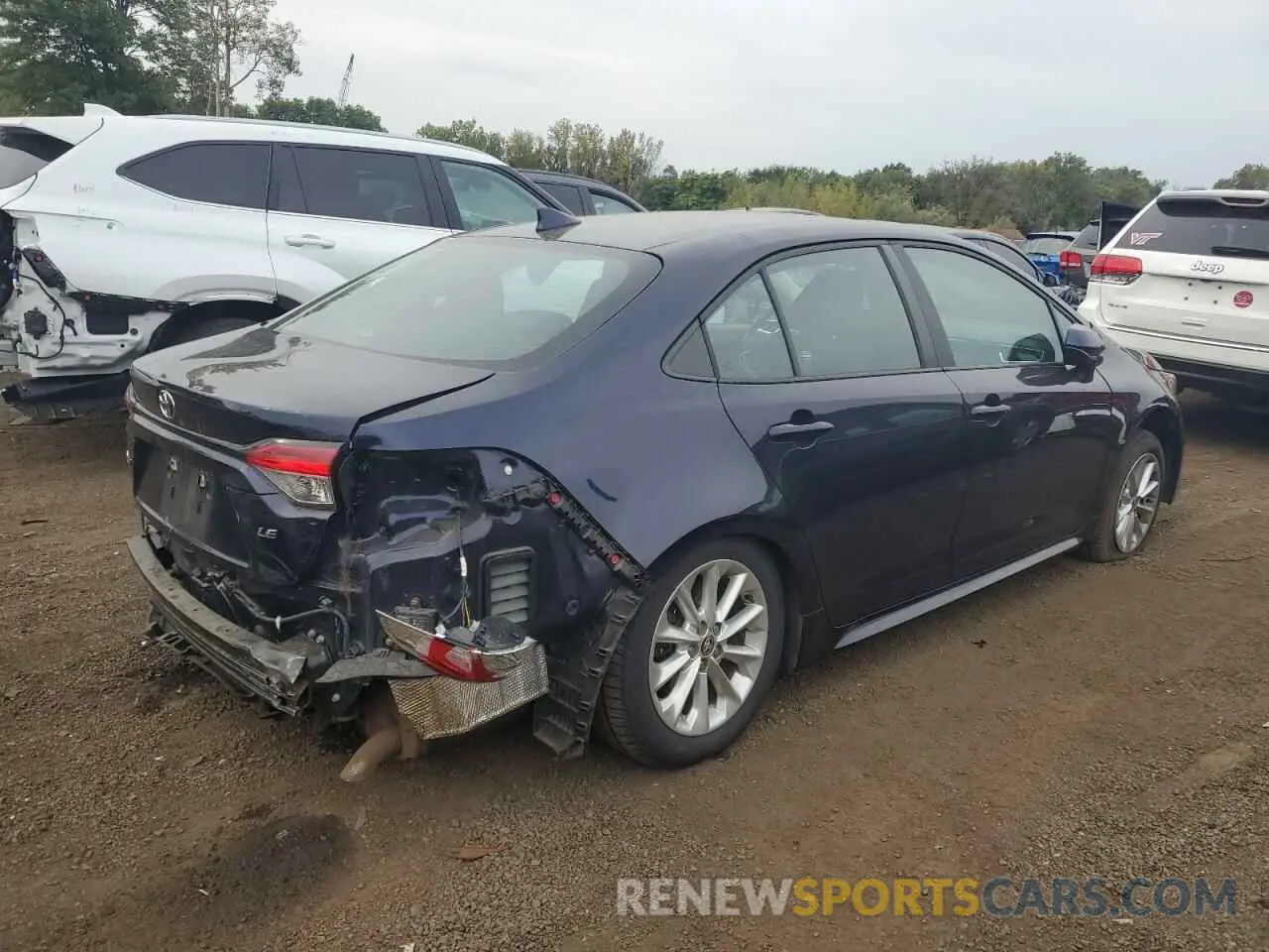 3 Photograph of a damaged car 5YFVPMAE2NP297482 TOYOTA COROLLA 2022