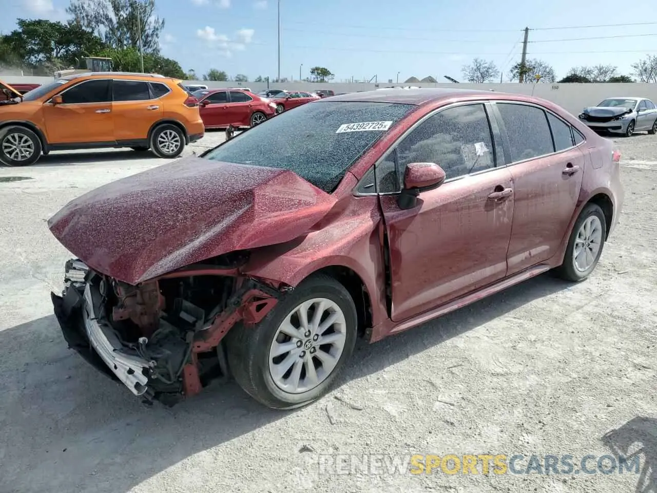 1 Photograph of a damaged car 5YFVPMAE2NP318959 TOYOTA COROLLA 2022