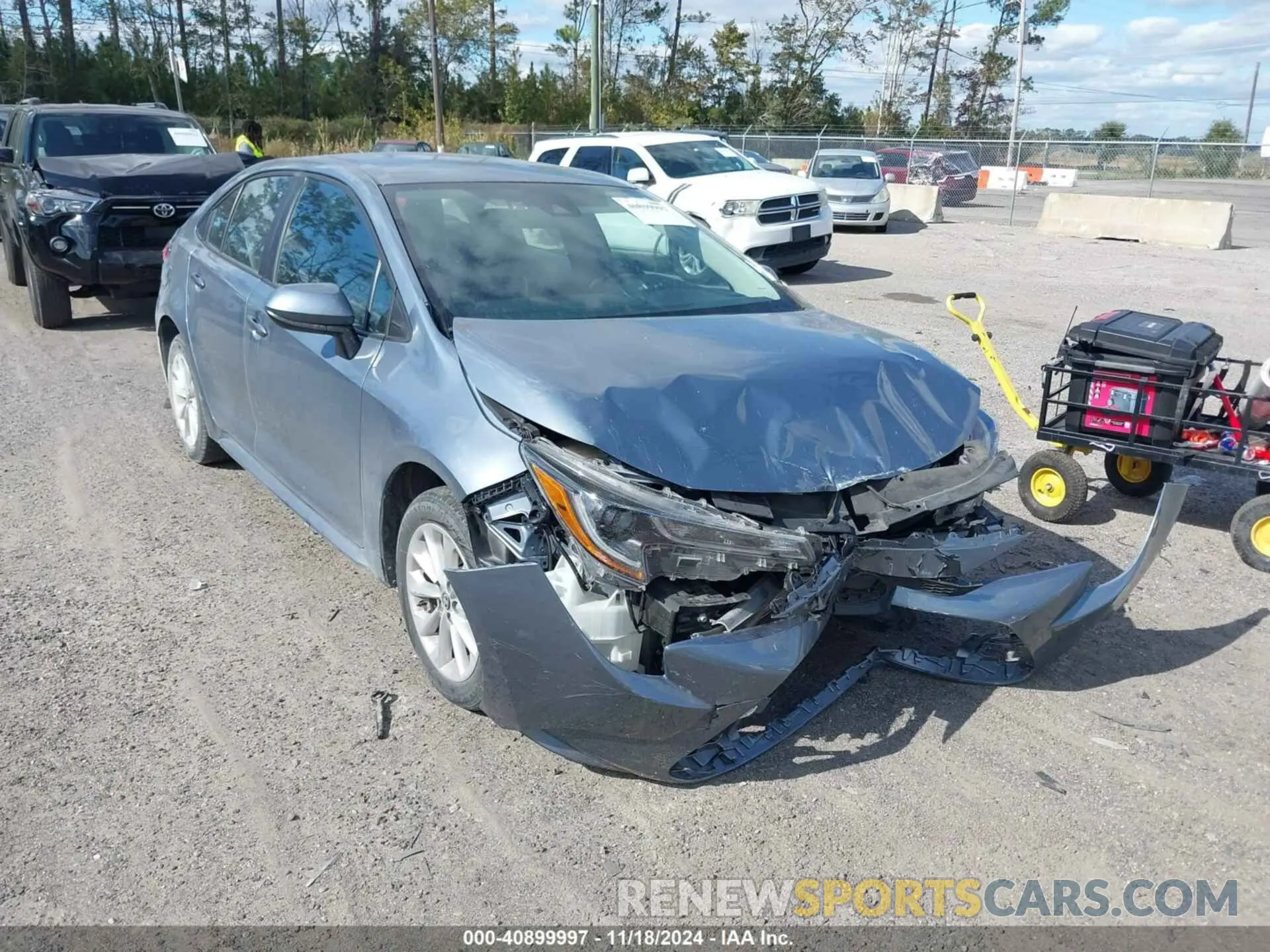 1 Photograph of a damaged car 5YFVPMAE2NP323188 TOYOTA COROLLA 2022