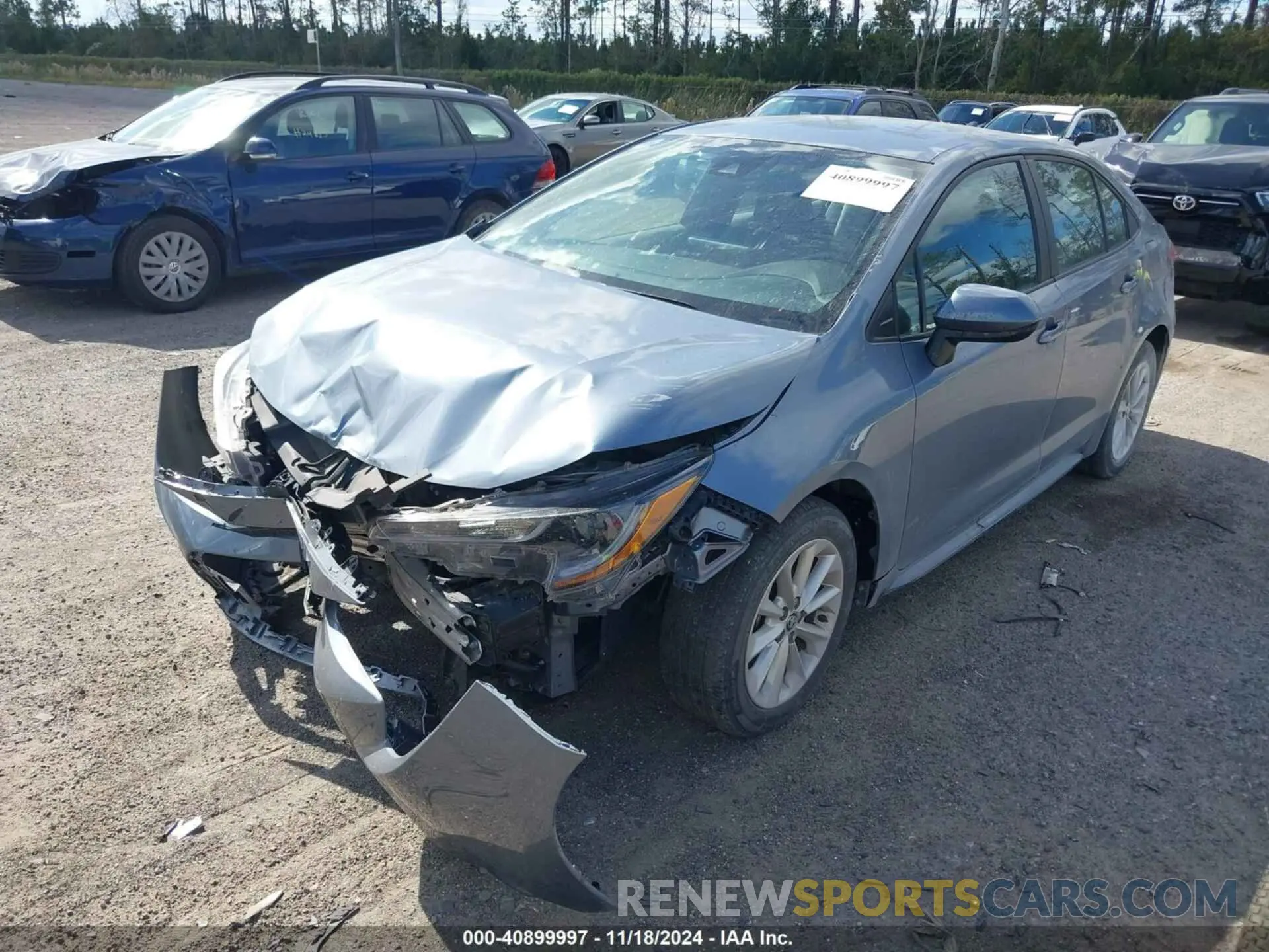 2 Photograph of a damaged car 5YFVPMAE2NP323188 TOYOTA COROLLA 2022