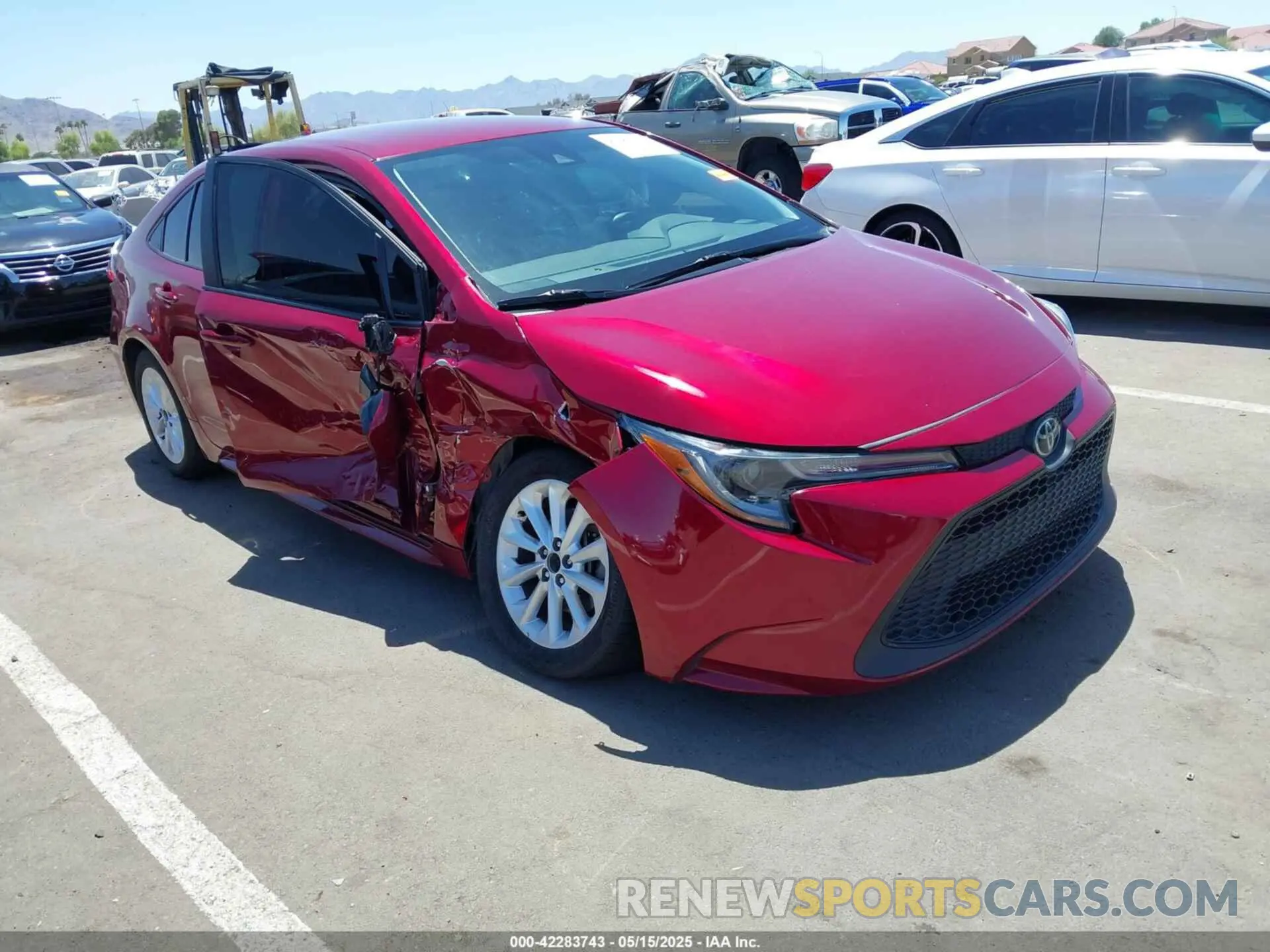 1 Photograph of a damaged car 5YFVPMAE4NP363708 TOYOTA COROLLA 2022