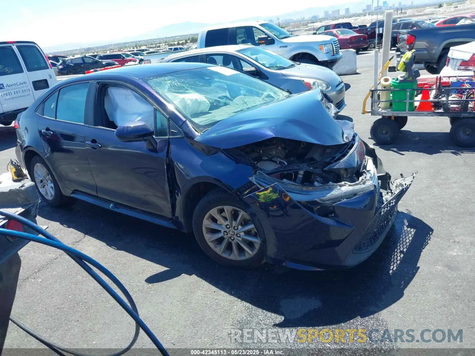 1 Photograph of a damaged car 5YFVPMAE5NP291871 TOYOTA COROLLA 2022