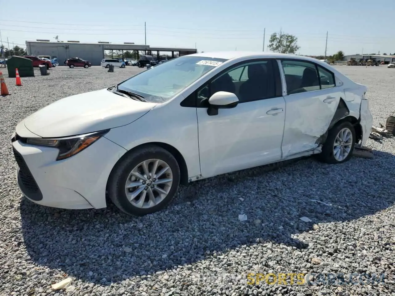 1 Photograph of a damaged car 5YFVPMAE6NP294522 TOYOTA COROLLA 2022