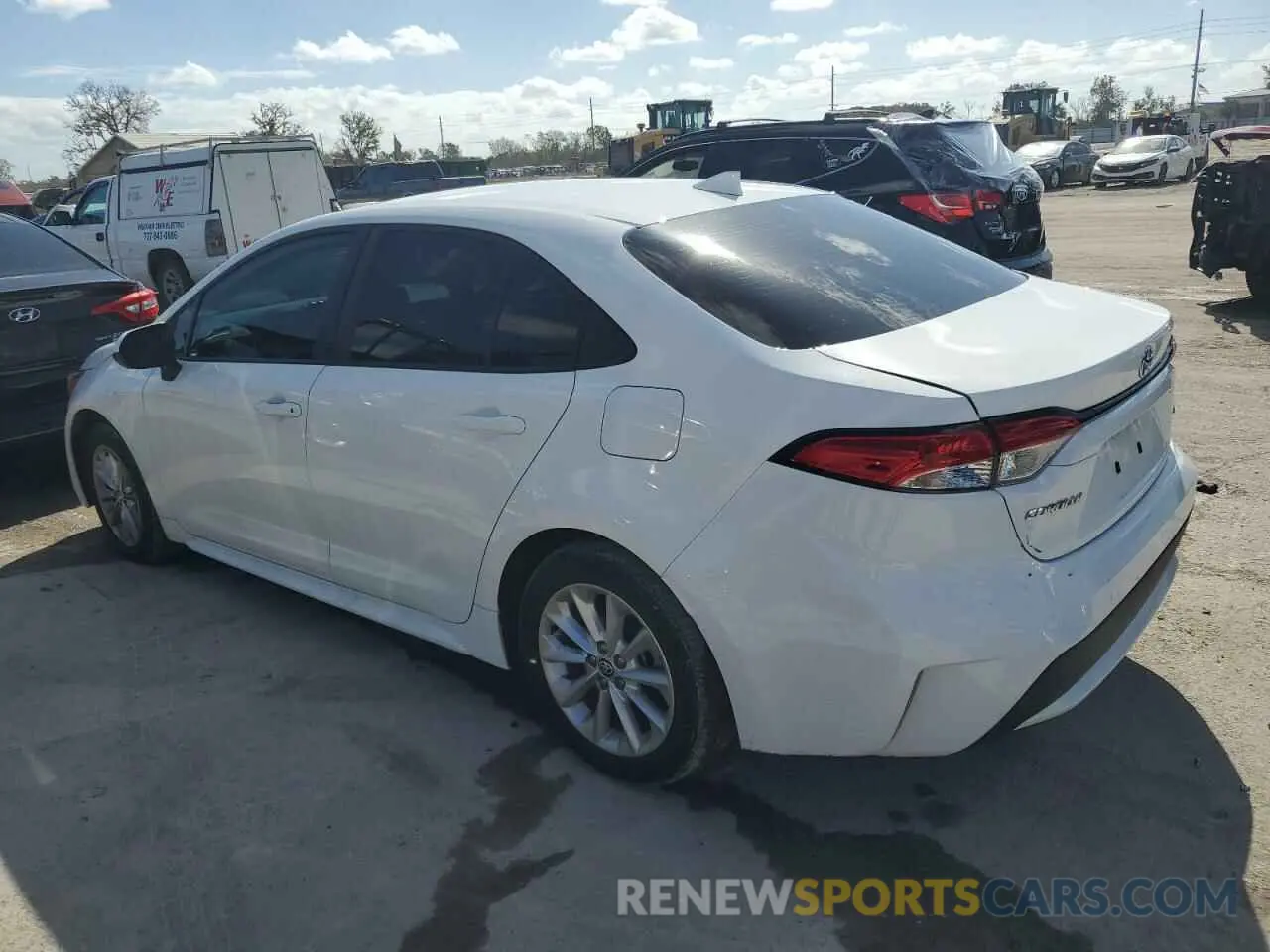 2 Photograph of a damaged car 5YFVPMAE6NP309858 TOYOTA COROLLA 2022