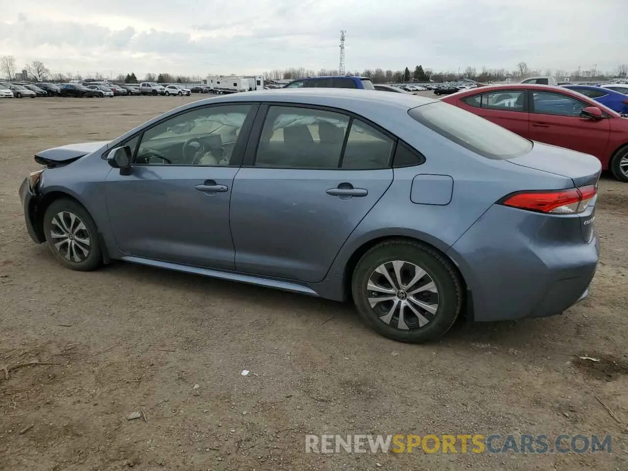 2 Photograph of a damaged car JTDBAMDE8NJ037172 TOYOTA COROLLA 2022