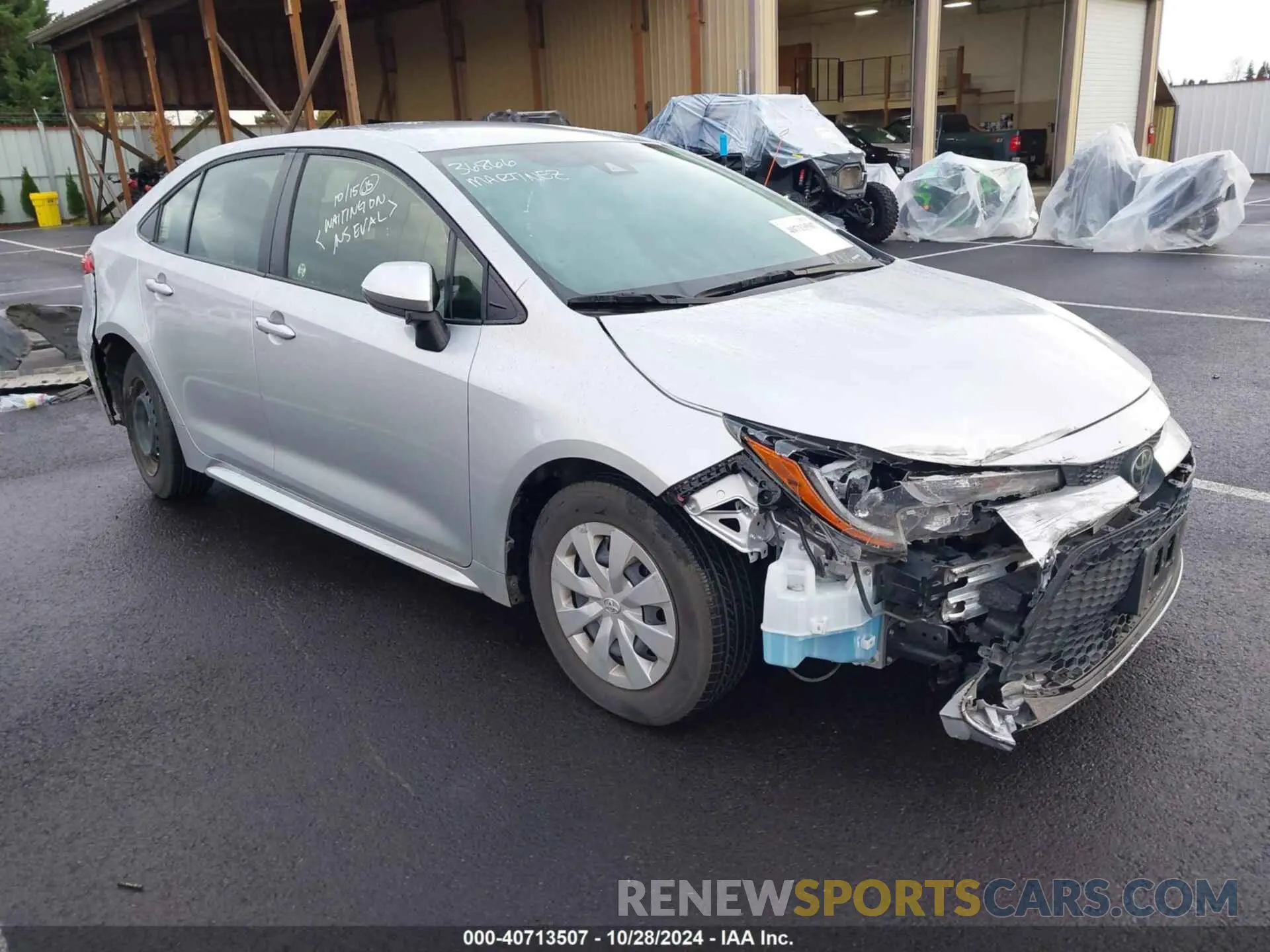 1 Photograph of a damaged car JTDDPMAE4NJ223609 TOYOTA COROLLA 2022