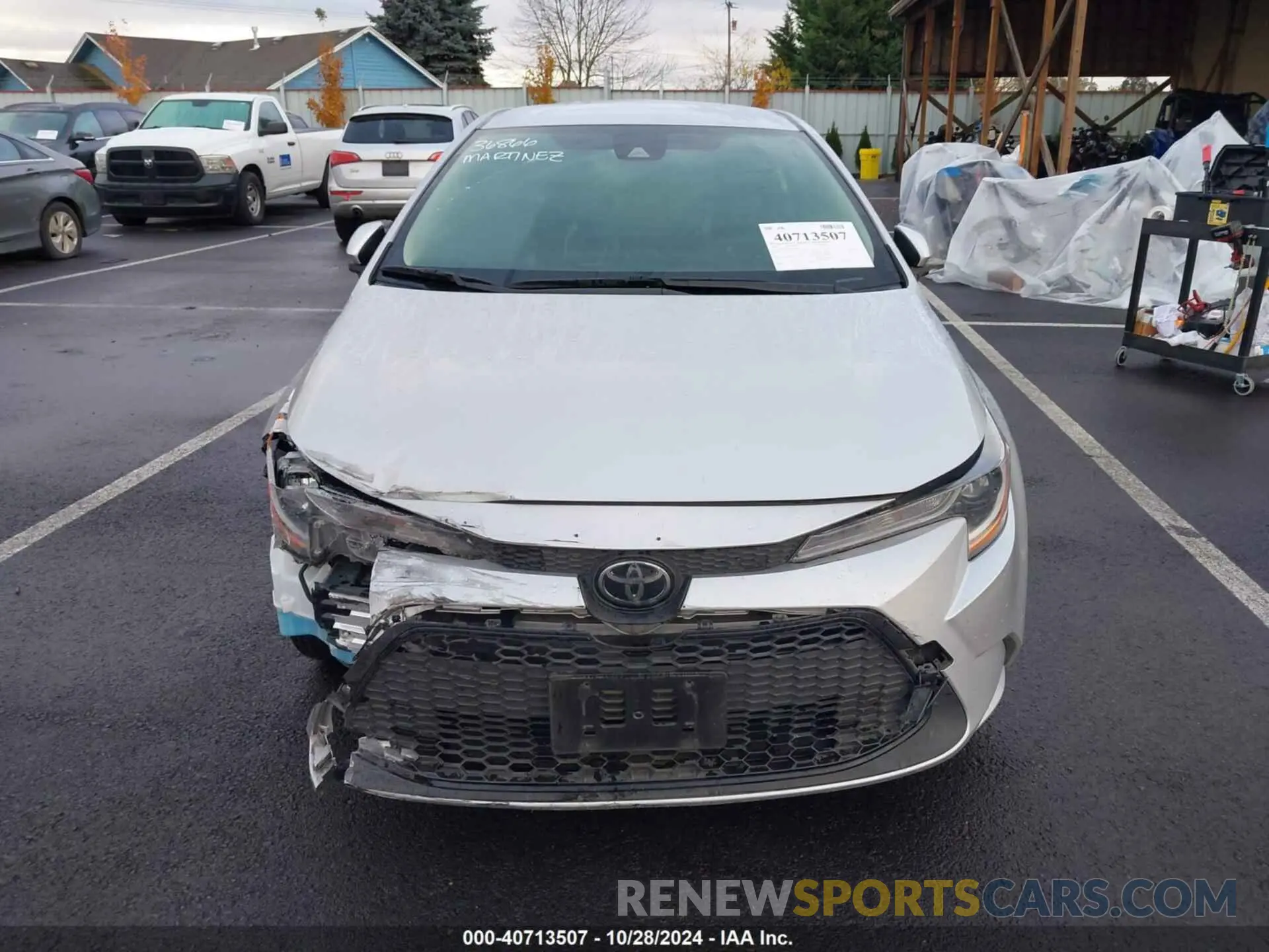 13 Photograph of a damaged car JTDDPMAE4NJ223609 TOYOTA COROLLA 2022