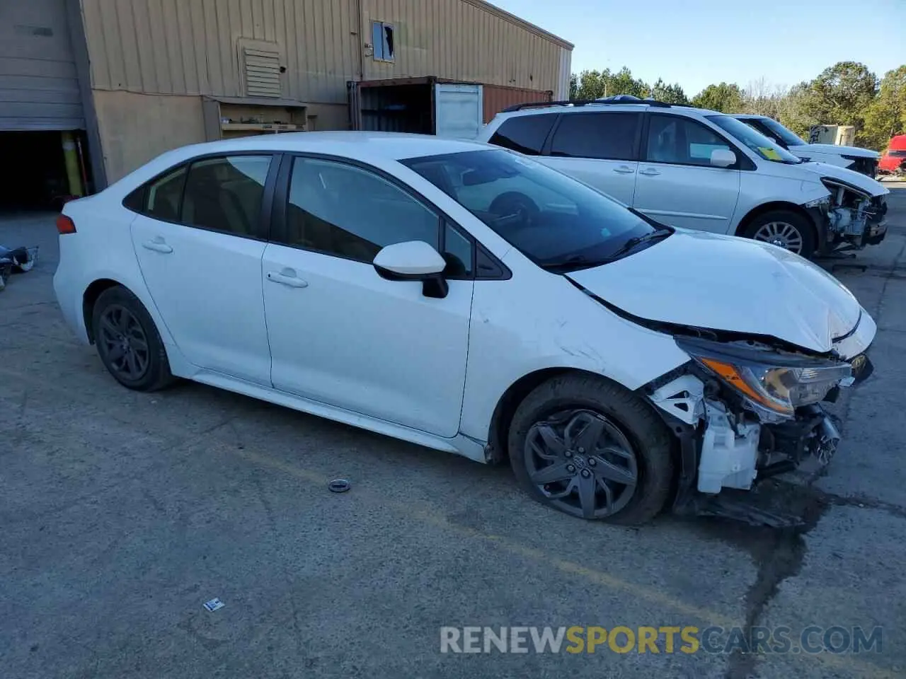 4 Photograph of a damaged car JTDDPMAE8N3001787 TOYOTA COROLLA 2022