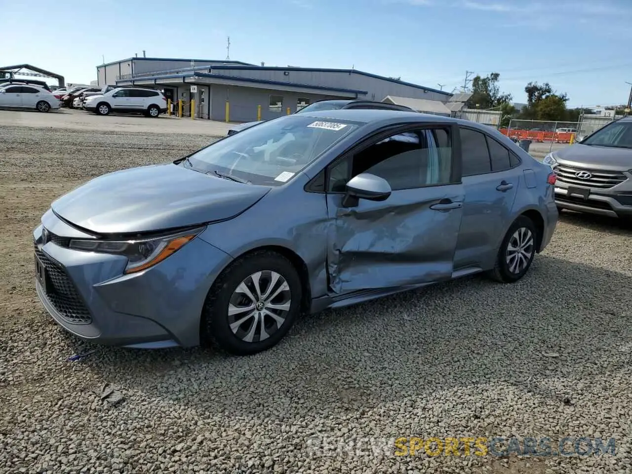 1 Photograph of a damaged car JTDEAMDE0N3003048 TOYOTA COROLLA 2022