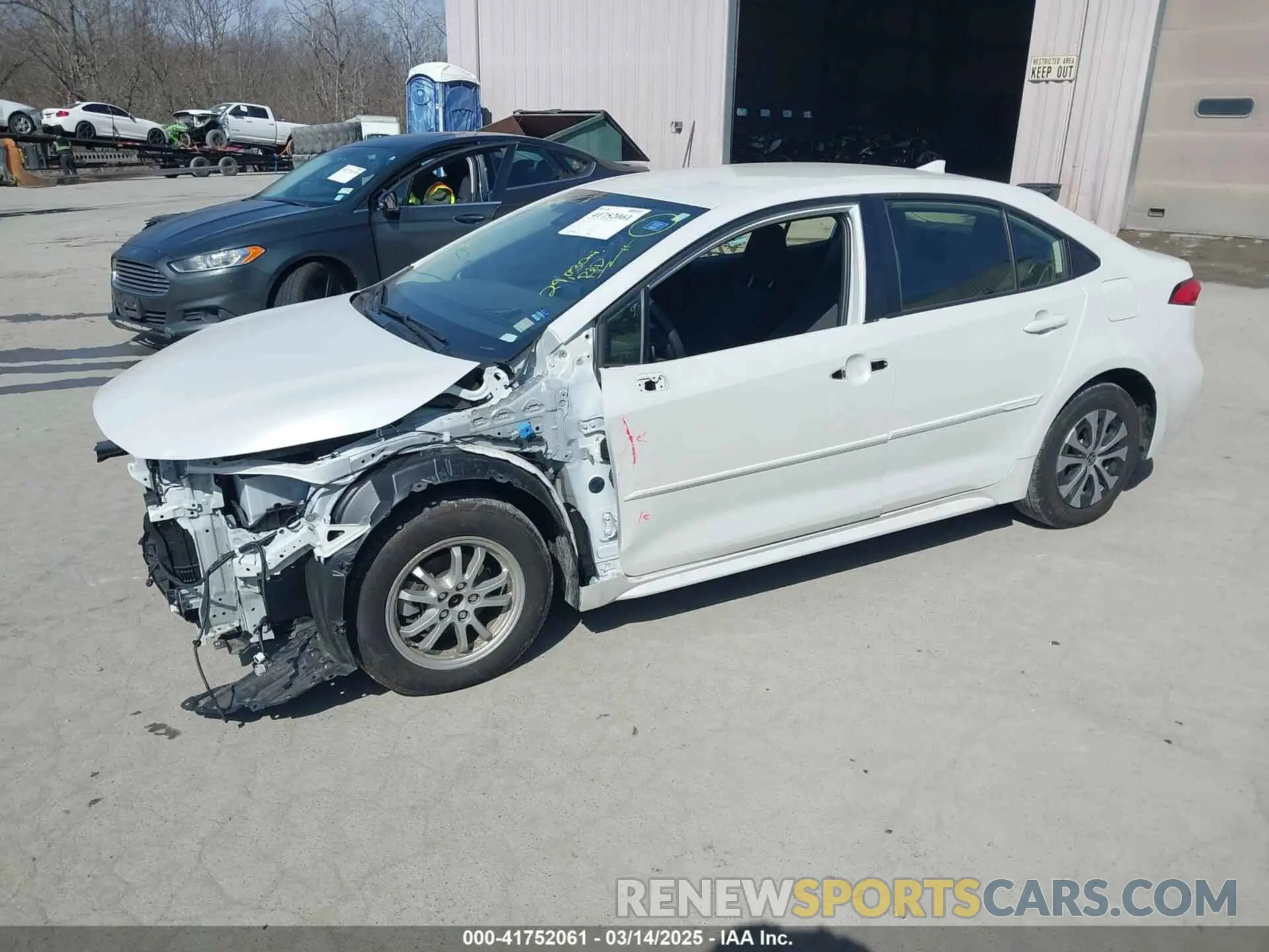 2 Photograph of a damaged car JTDEAMDE0N3007875 TOYOTA COROLLA 2022