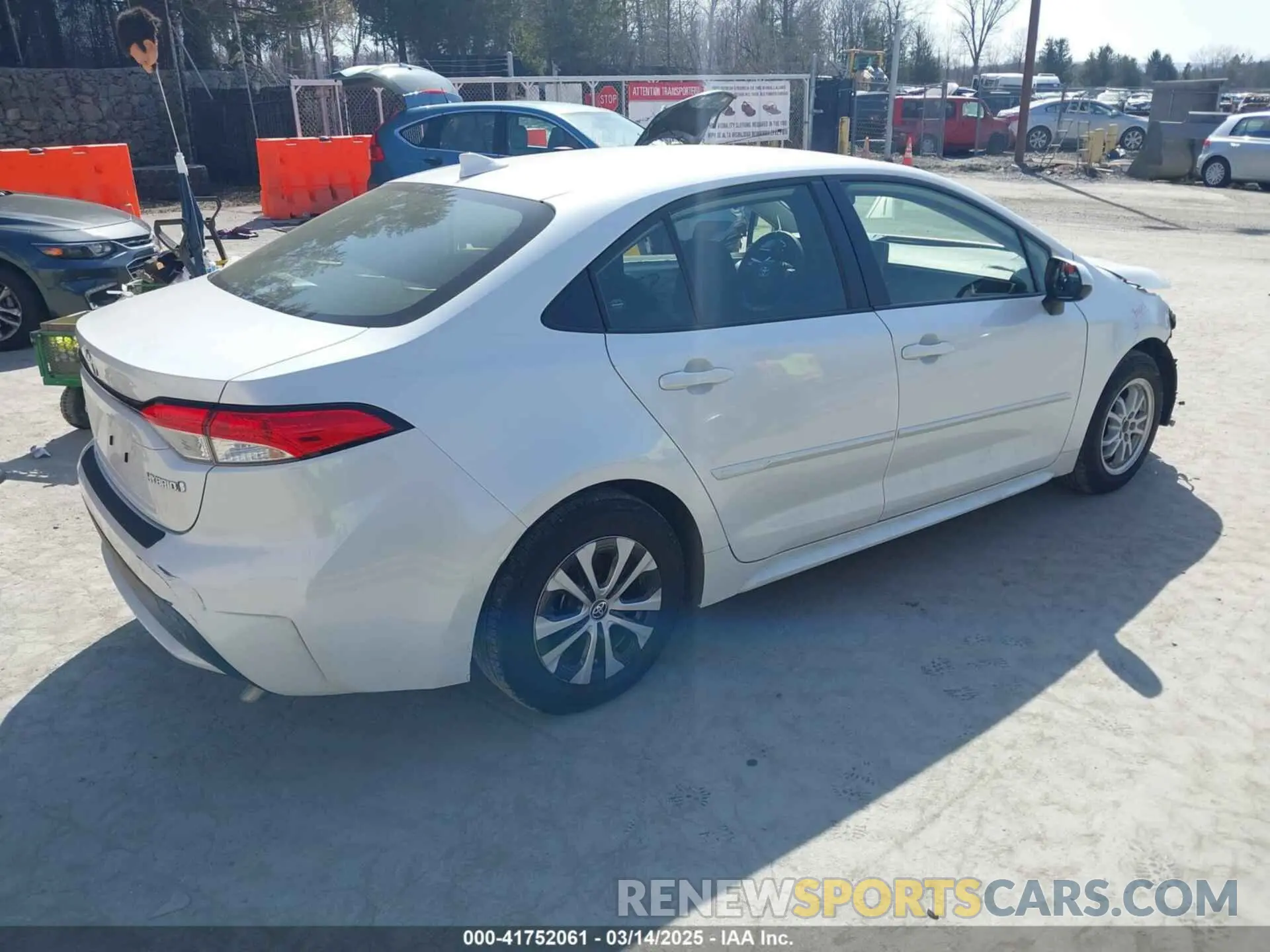 4 Photograph of a damaged car JTDEAMDE0N3007875 TOYOTA COROLLA 2022