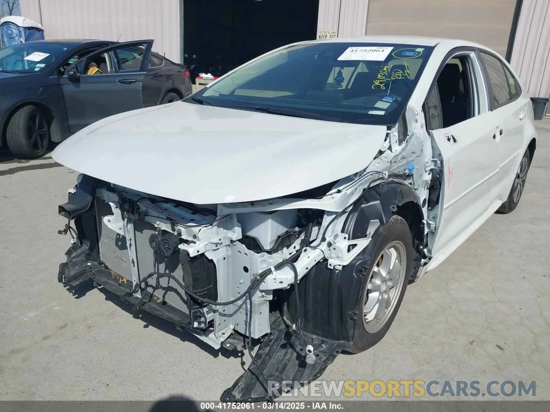 6 Photograph of a damaged car JTDEAMDE0N3007875 TOYOTA COROLLA 2022