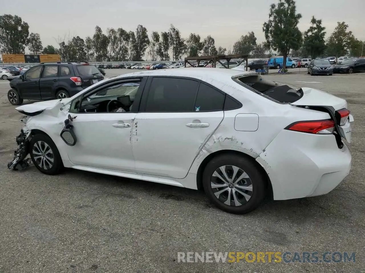2 Photograph of a damaged car JTDEAMDE0N3008363 TOYOTA COROLLA 2022