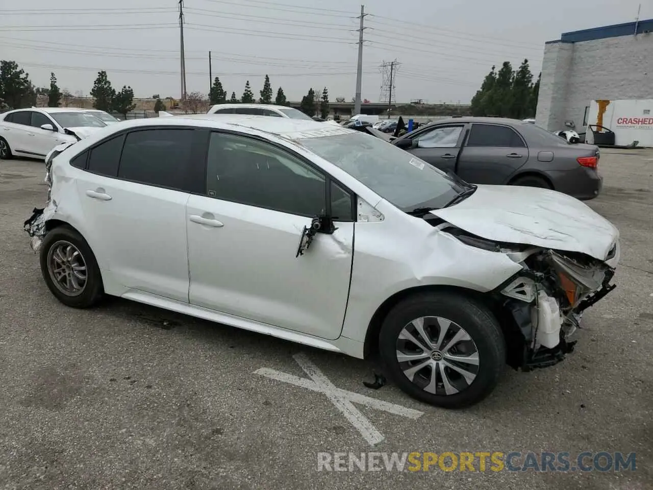 4 Photograph of a damaged car JTDEAMDE0N3008363 TOYOTA COROLLA 2022