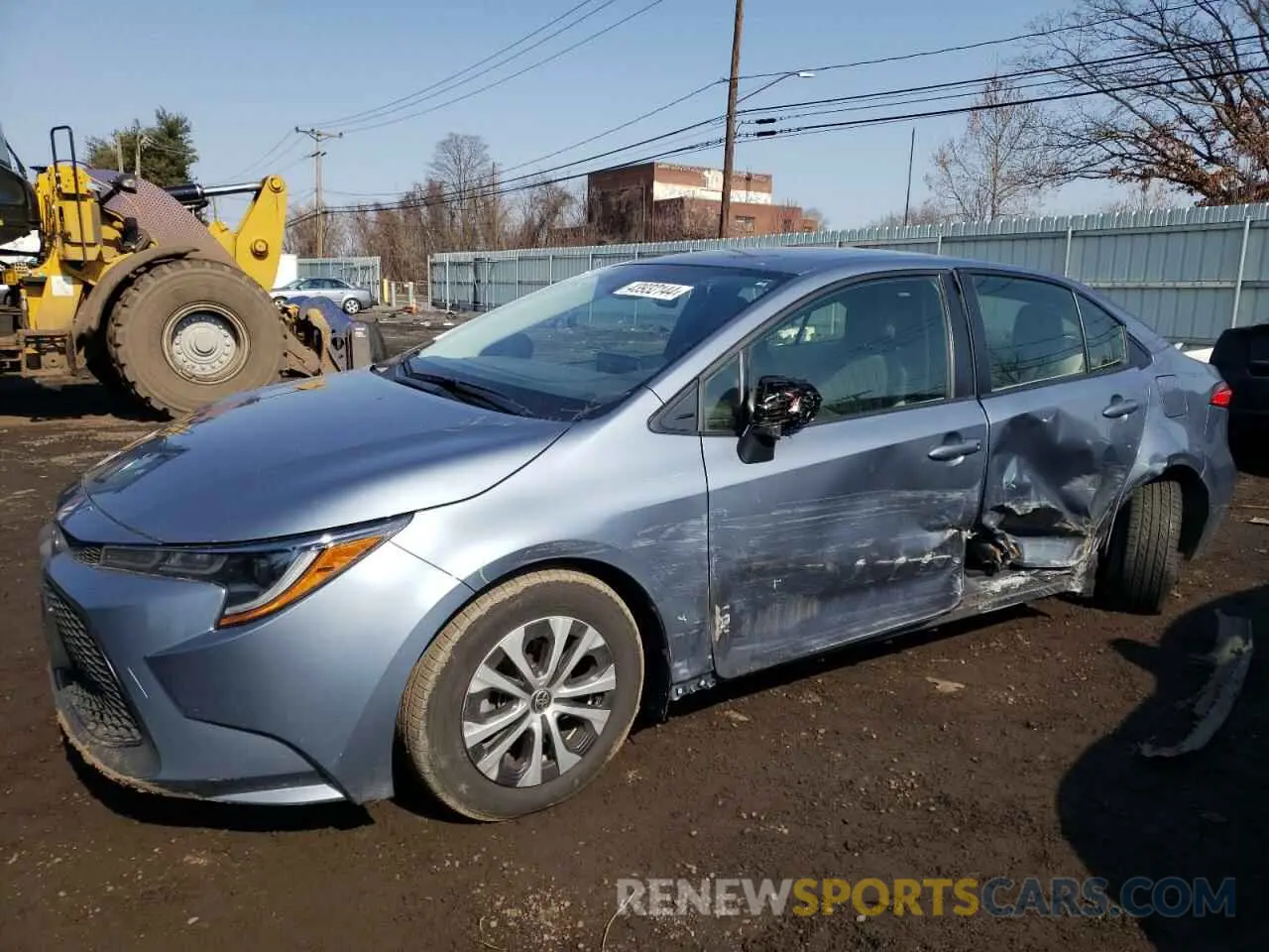 1 Photograph of a damaged car JTDEAMDE0N3009528 TOYOTA COROLLA 2022