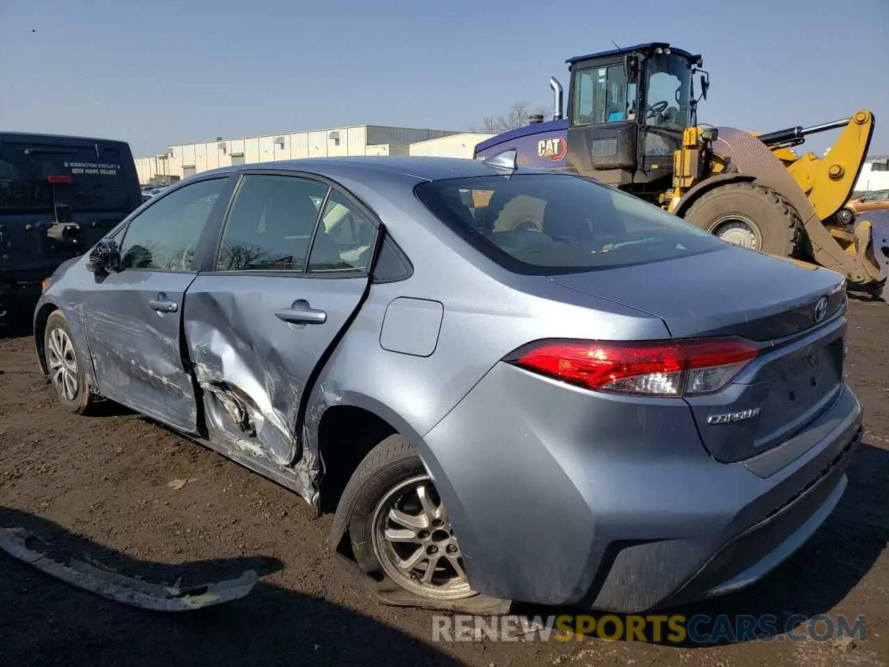 2 Photograph of a damaged car JTDEAMDE0N3009528 TOYOTA COROLLA 2022