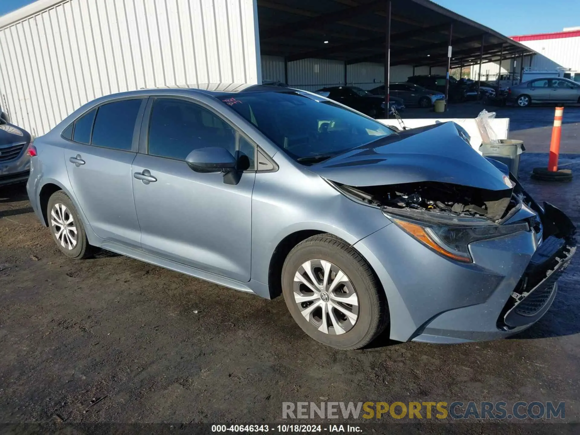 1 Photograph of a damaged car JTDEAMDE0N3012073 TOYOTA COROLLA 2022