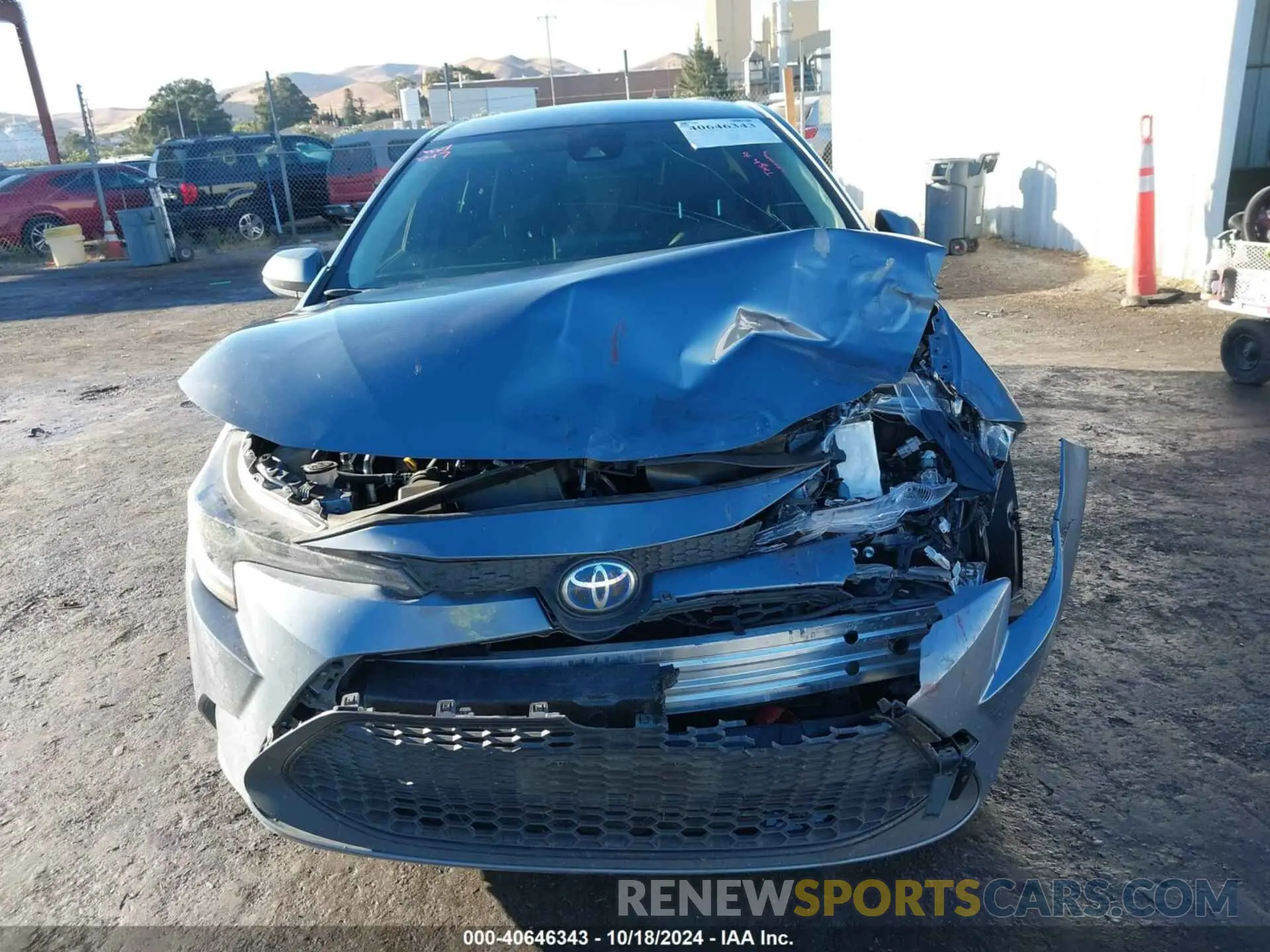 12 Photograph of a damaged car JTDEAMDE0N3012073 TOYOTA COROLLA 2022