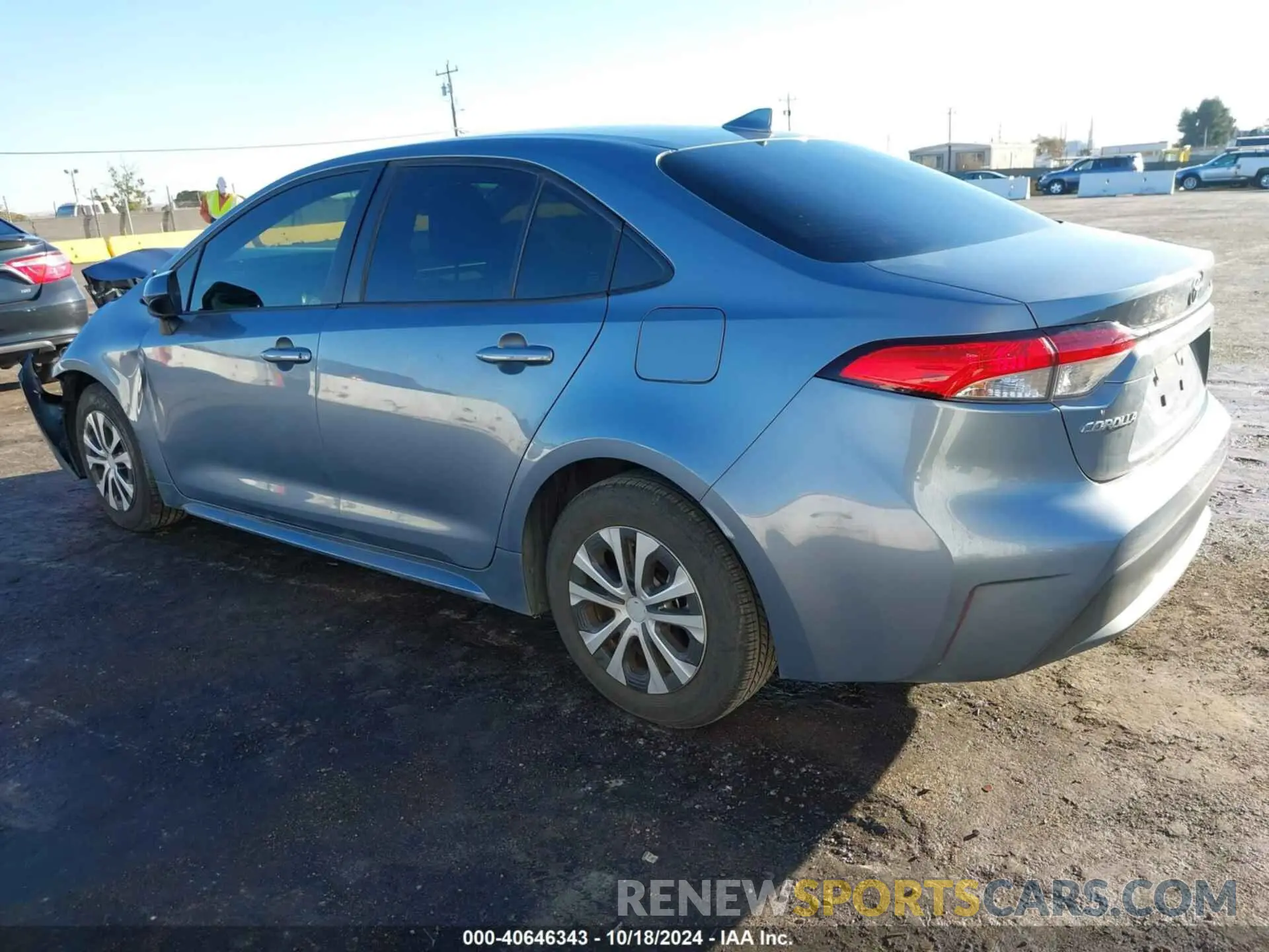 3 Photograph of a damaged car JTDEAMDE0N3012073 TOYOTA COROLLA 2022