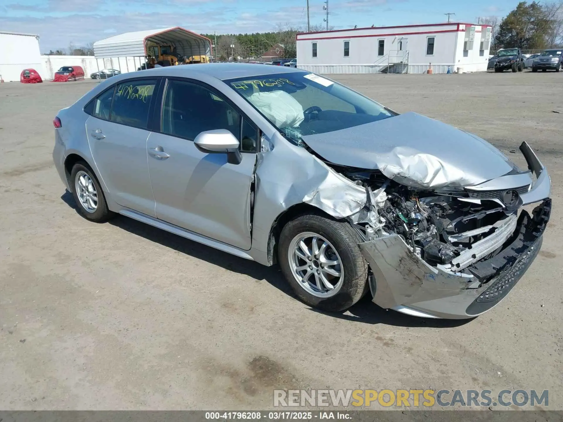 1 Photograph of a damaged car JTDEAMDE0NJ043464 TOYOTA COROLLA 2022