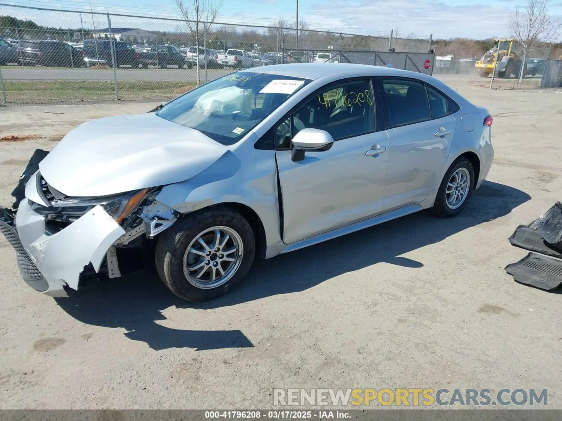 2 Photograph of a damaged car JTDEAMDE0NJ043464 TOYOTA COROLLA 2022