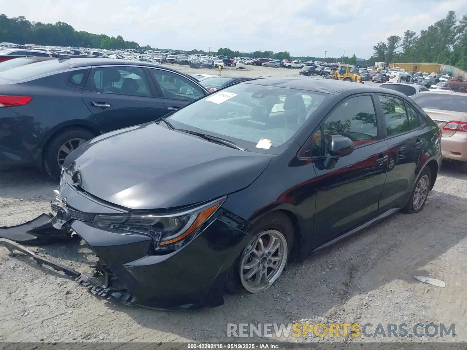 2 Photograph of a damaged car JTDEAMDE0NJ046753 TOYOTA COROLLA 2022