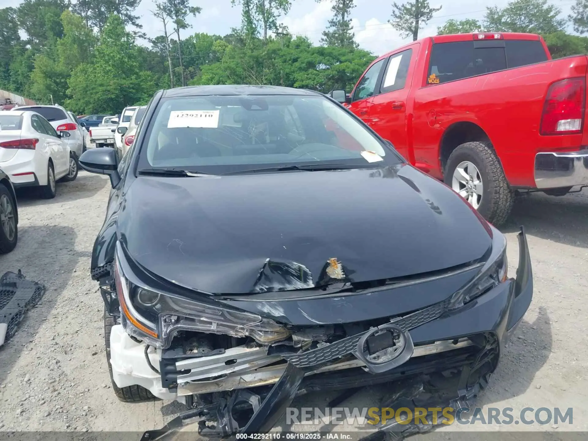 6 Photograph of a damaged car JTDEAMDE0NJ046753 TOYOTA COROLLA 2022