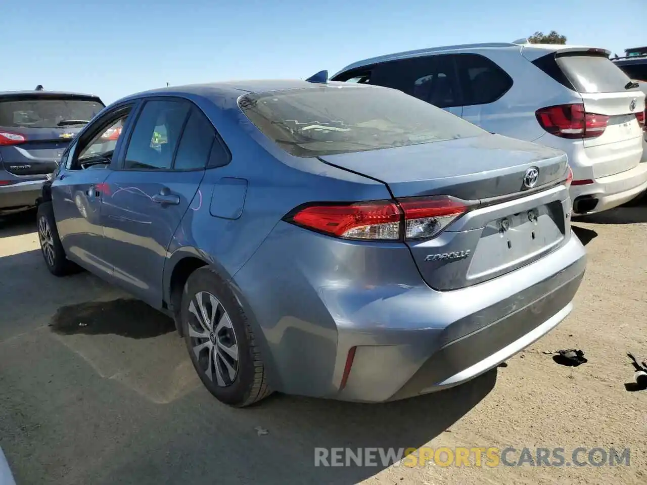 2 Photograph of a damaged car JTDEAMDE0NJ046851 TOYOTA COROLLA 2022