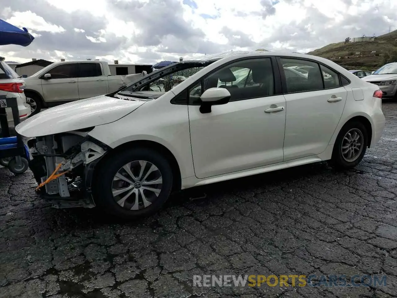 1 Photograph of a damaged car JTDEAMDE0NJ054349 TOYOTA COROLLA 2022