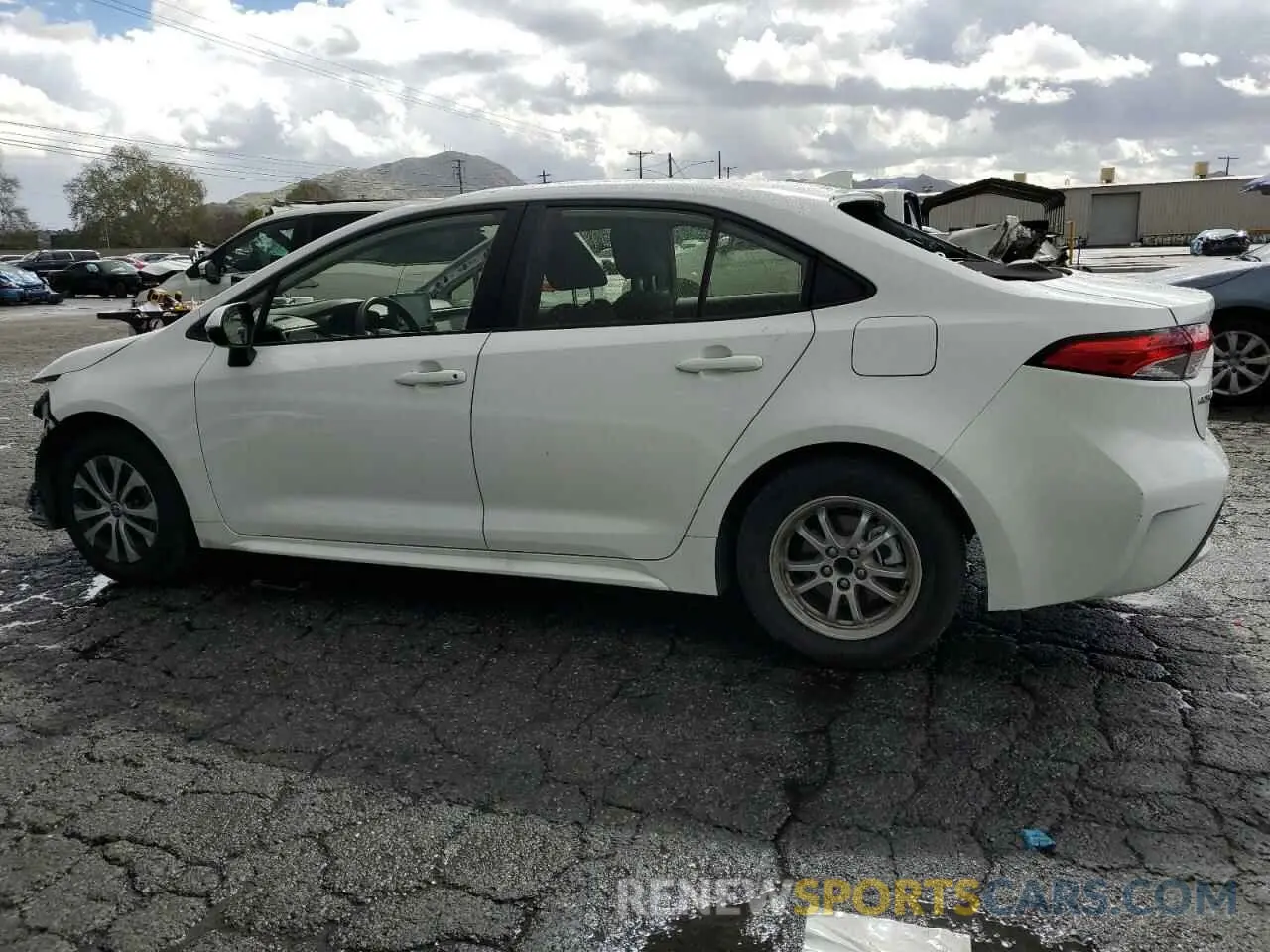 2 Photograph of a damaged car JTDEAMDE0NJ054349 TOYOTA COROLLA 2022