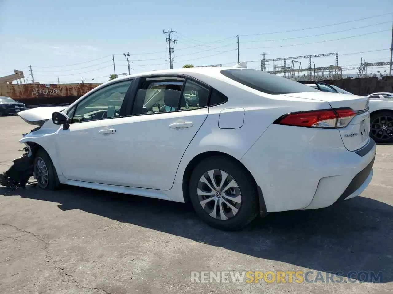 2 Photograph of a damaged car JTDEAMDE0NJ054691 TOYOTA COROLLA 2022