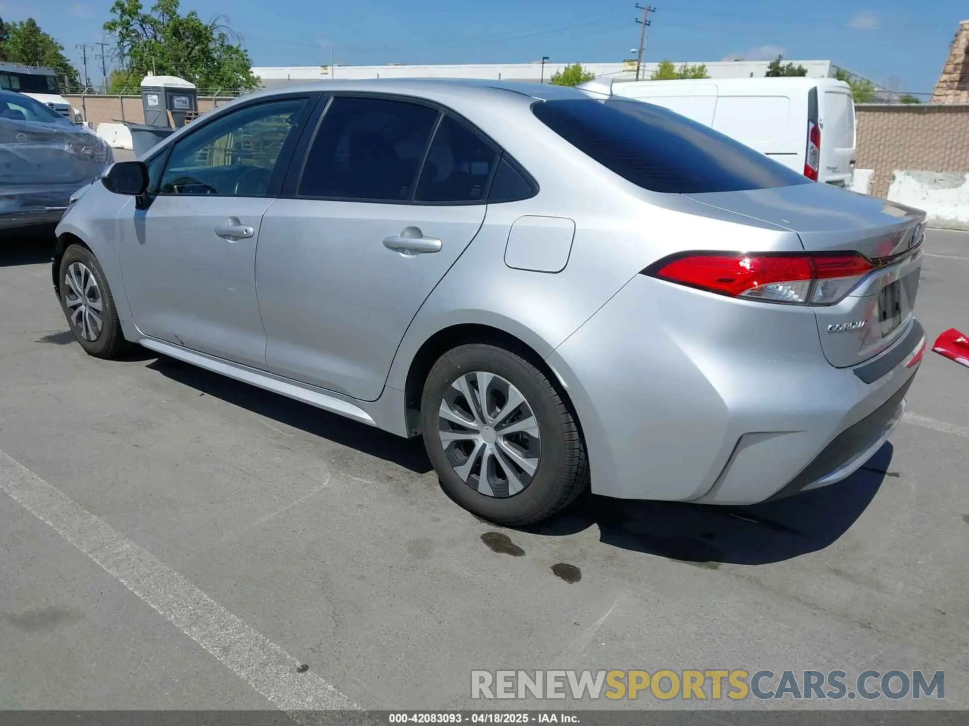 3 Photograph of a damaged car JTDEAMDE0NJ056831 TOYOTA COROLLA 2022