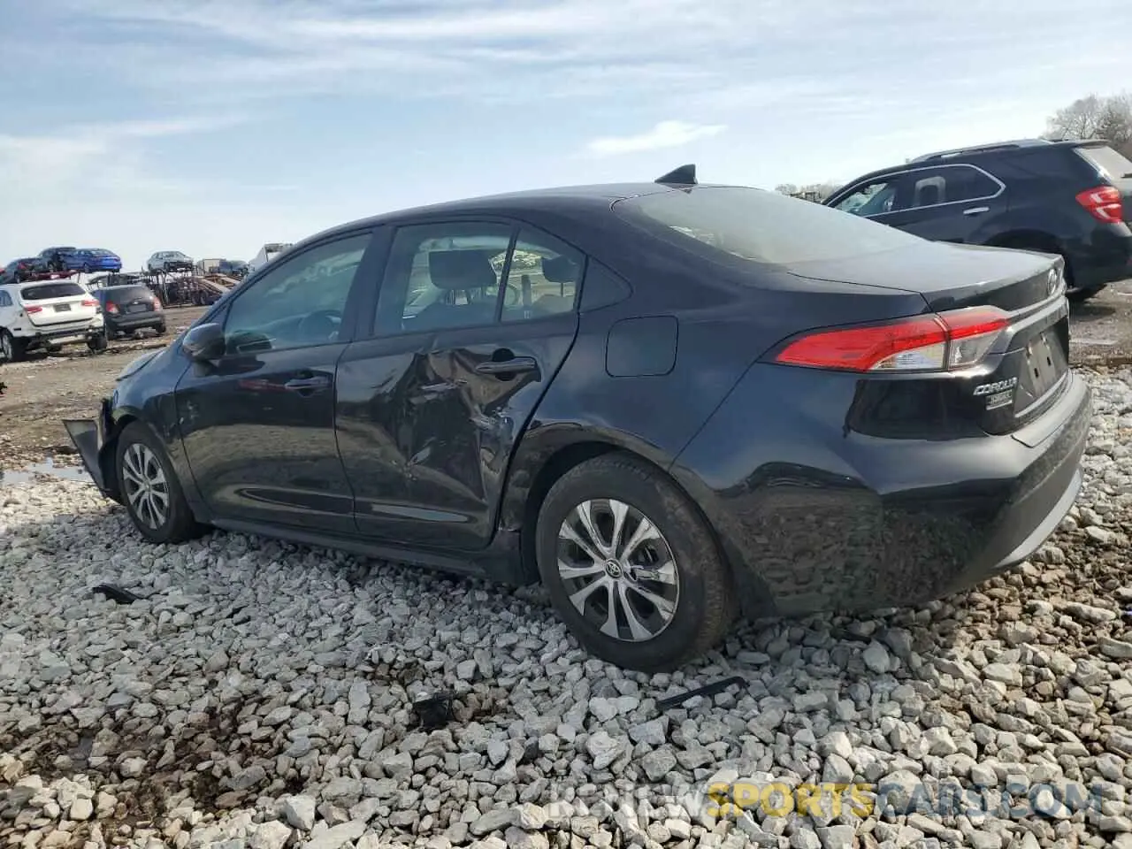 2 Photograph of a damaged car JTDEAMDE0NJ057039 TOYOTA COROLLA 2022