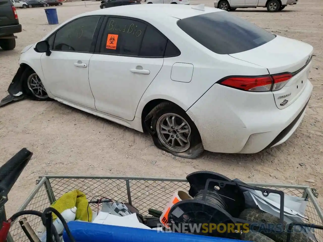 3 Photograph of a damaged car JTDEAMDE1N3006699 TOYOTA COROLLA 2022