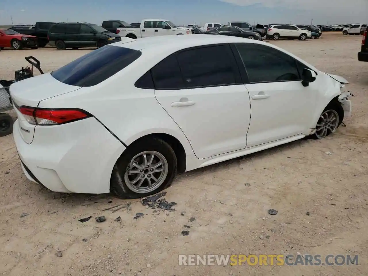 4 Photograph of a damaged car JTDEAMDE1N3006699 TOYOTA COROLLA 2022