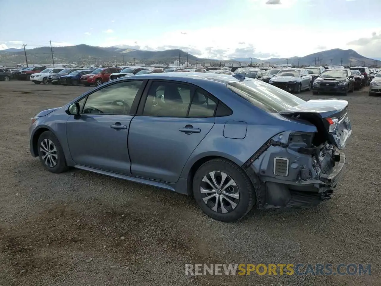 2 Photograph of a damaged car JTDEAMDE1N3010512 TOYOTA COROLLA 2022