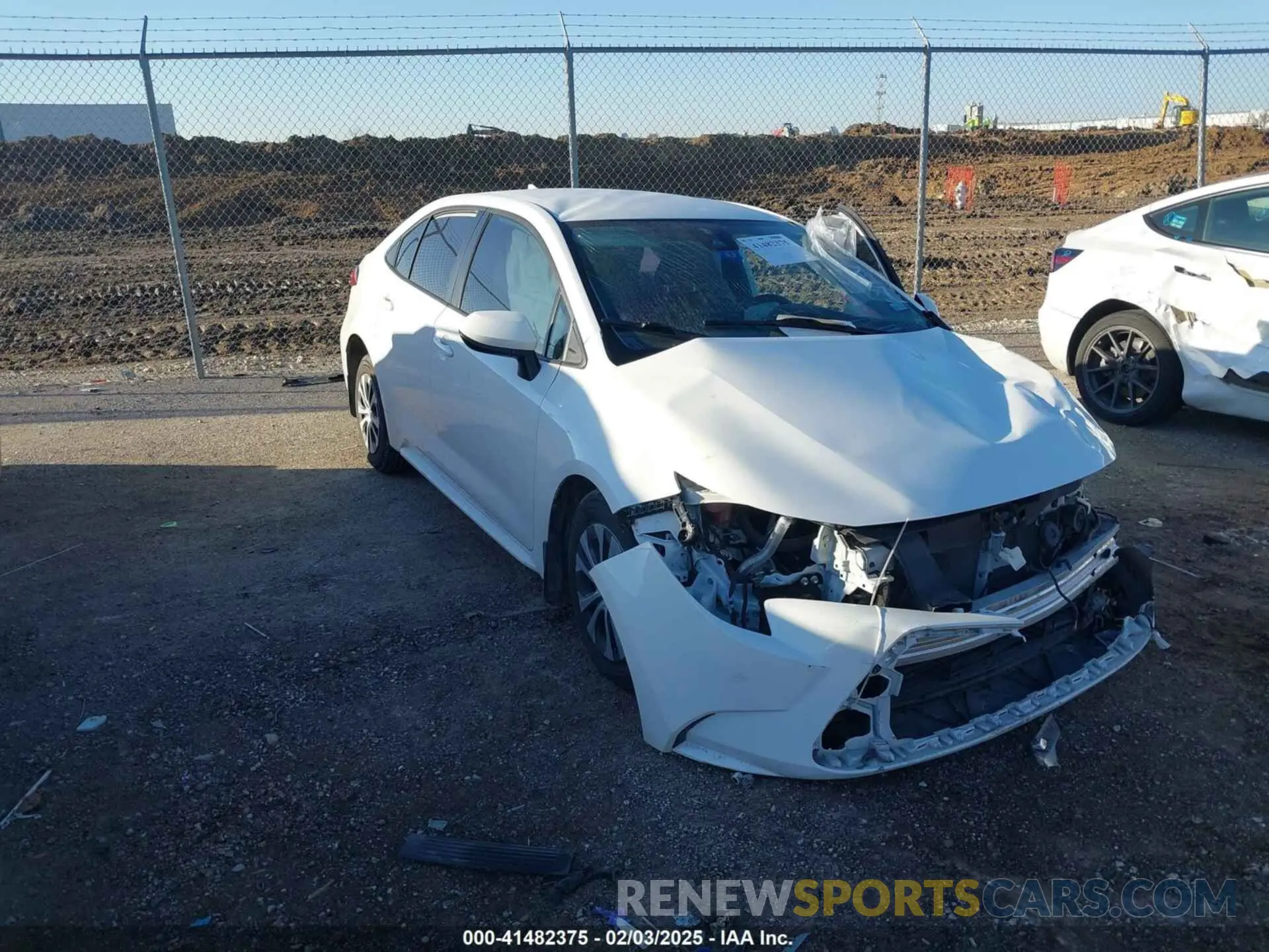 1 Photograph of a damaged car JTDEAMDE1NJ037740 TOYOTA COROLLA 2022
