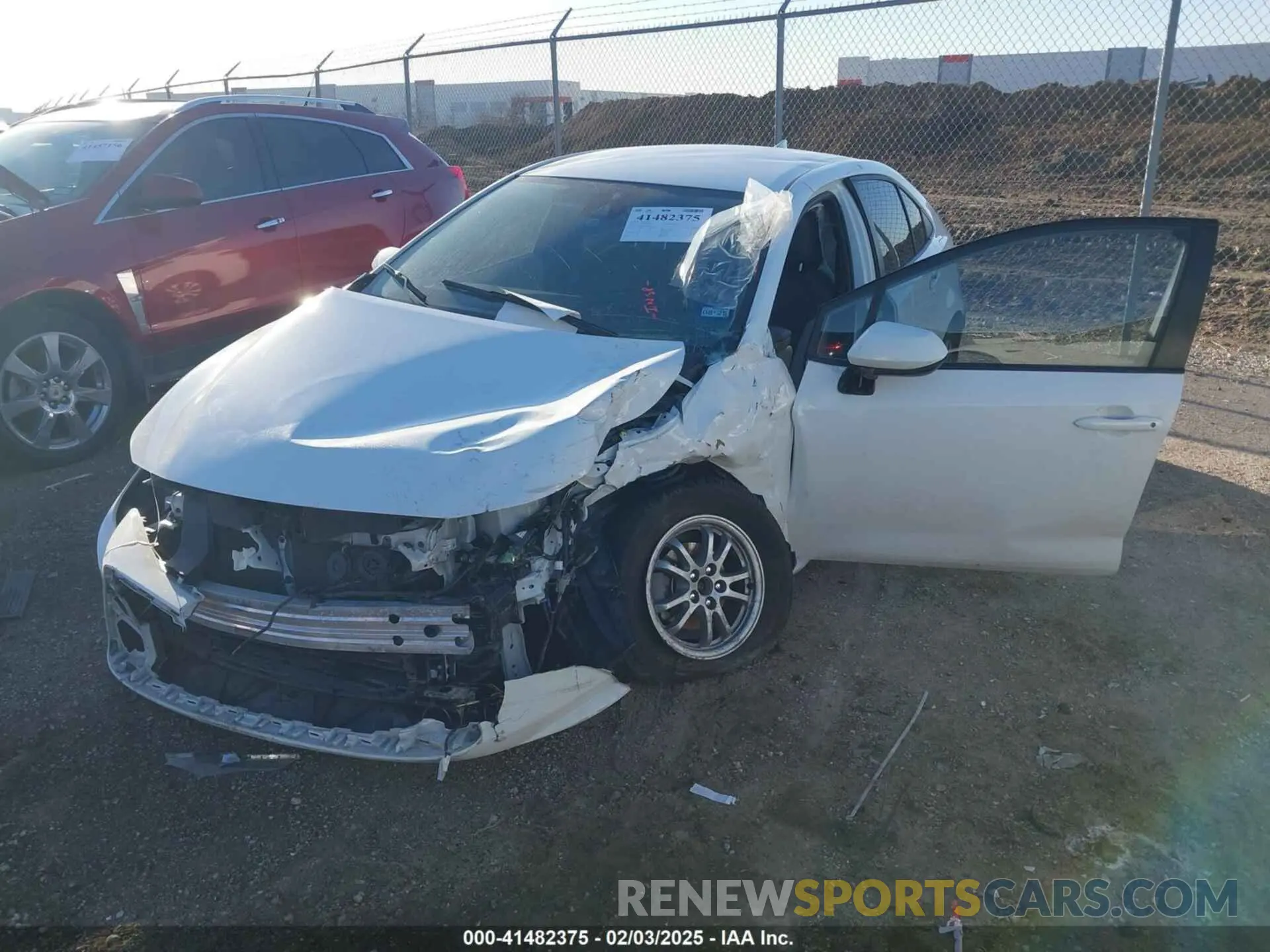 2 Photograph of a damaged car JTDEAMDE1NJ037740 TOYOTA COROLLA 2022