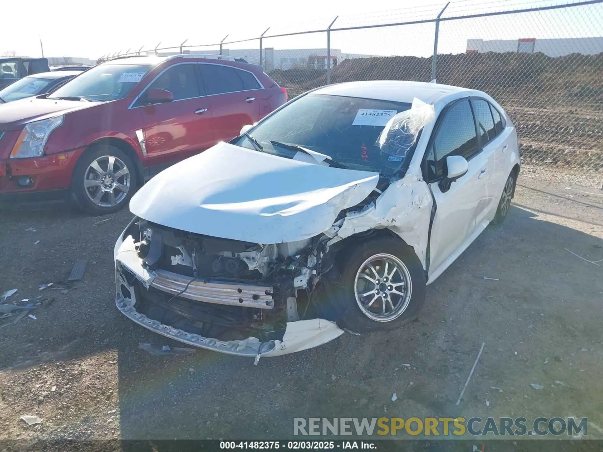 6 Photograph of a damaged car JTDEAMDE1NJ037740 TOYOTA COROLLA 2022