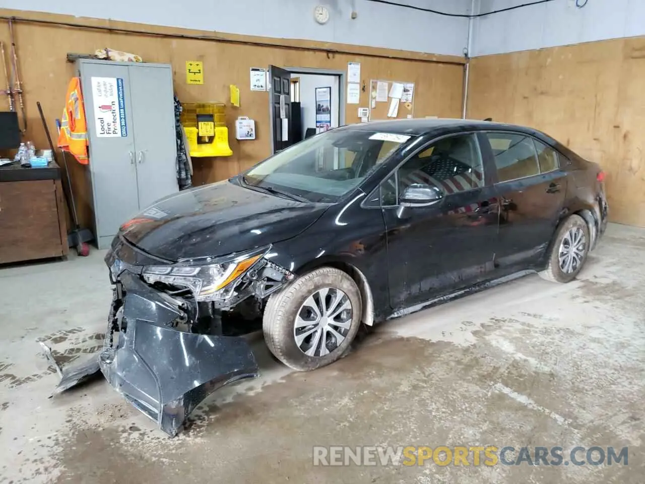 1 Photograph of a damaged car JTDEAMDE1NJ038998 TOYOTA COROLLA 2022