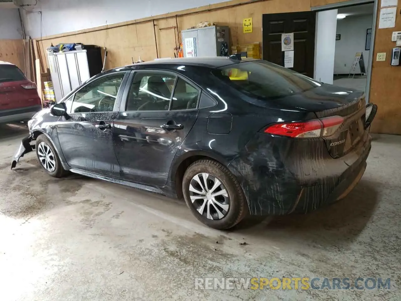 2 Photograph of a damaged car JTDEAMDE1NJ038998 TOYOTA COROLLA 2022