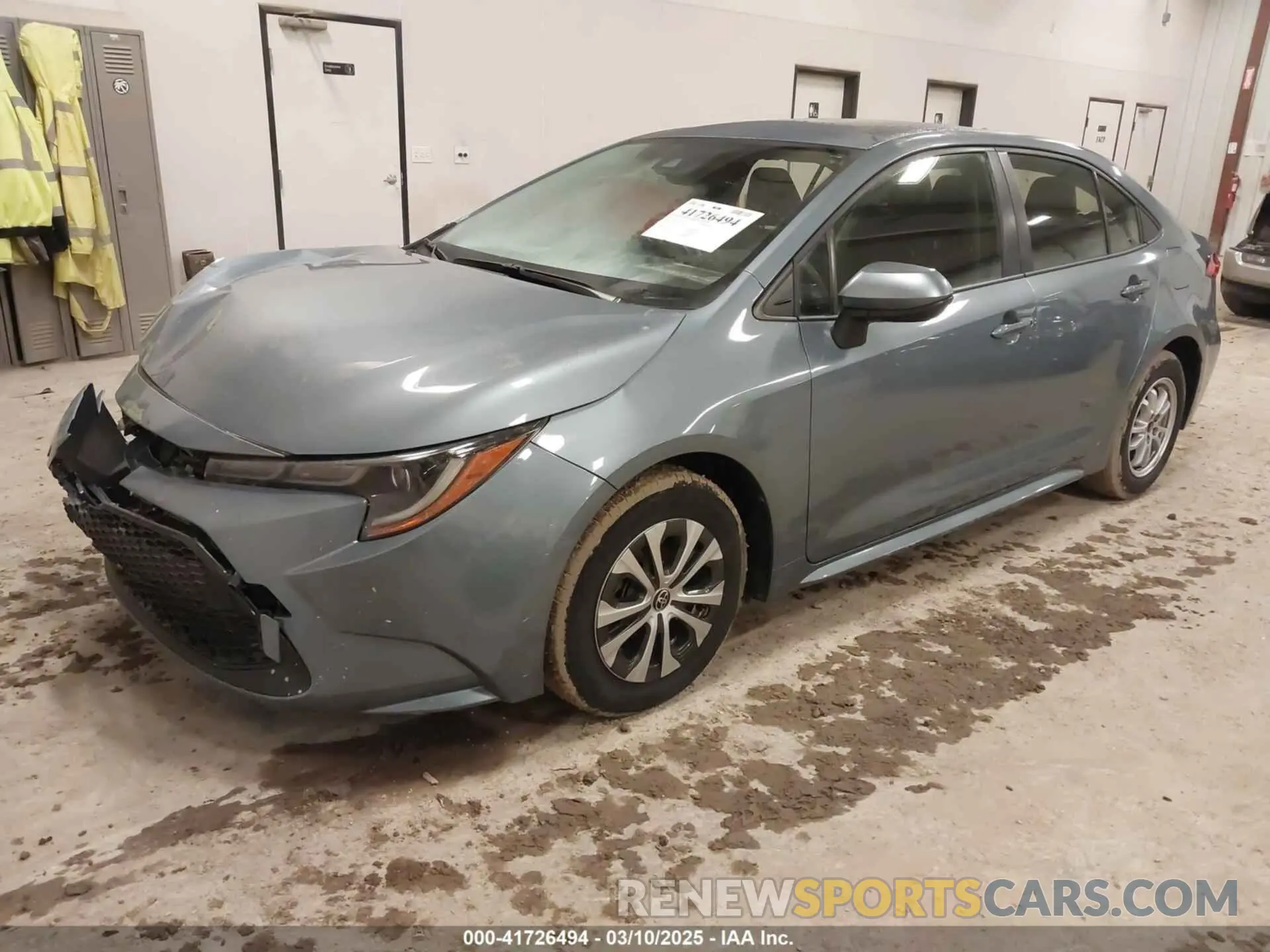 2 Photograph of a damaged car JTDEAMDE1NJ043697 TOYOTA COROLLA 2022