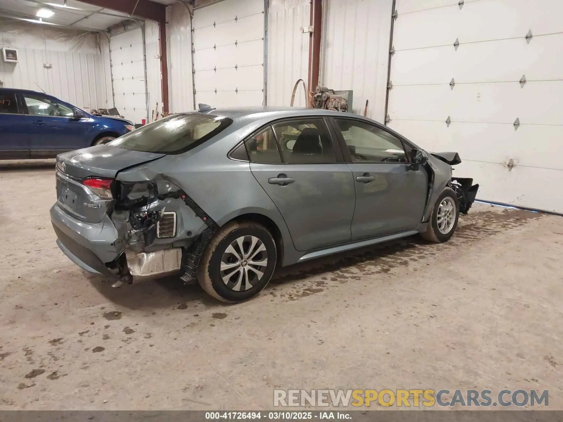 4 Photograph of a damaged car JTDEAMDE1NJ043697 TOYOTA COROLLA 2022