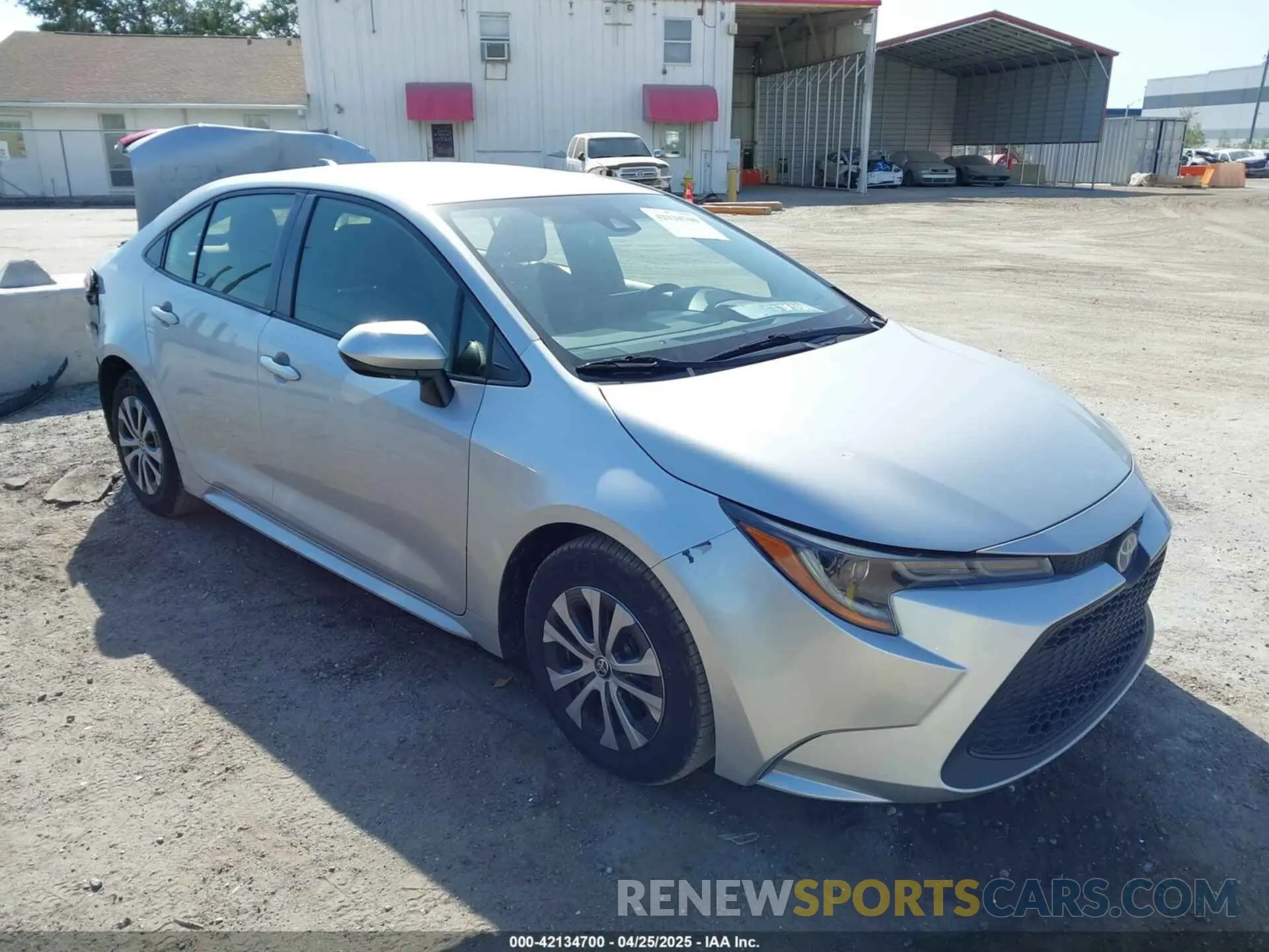 1 Photograph of a damaged car JTDEAMDE1NJ046776 TOYOTA COROLLA 2022