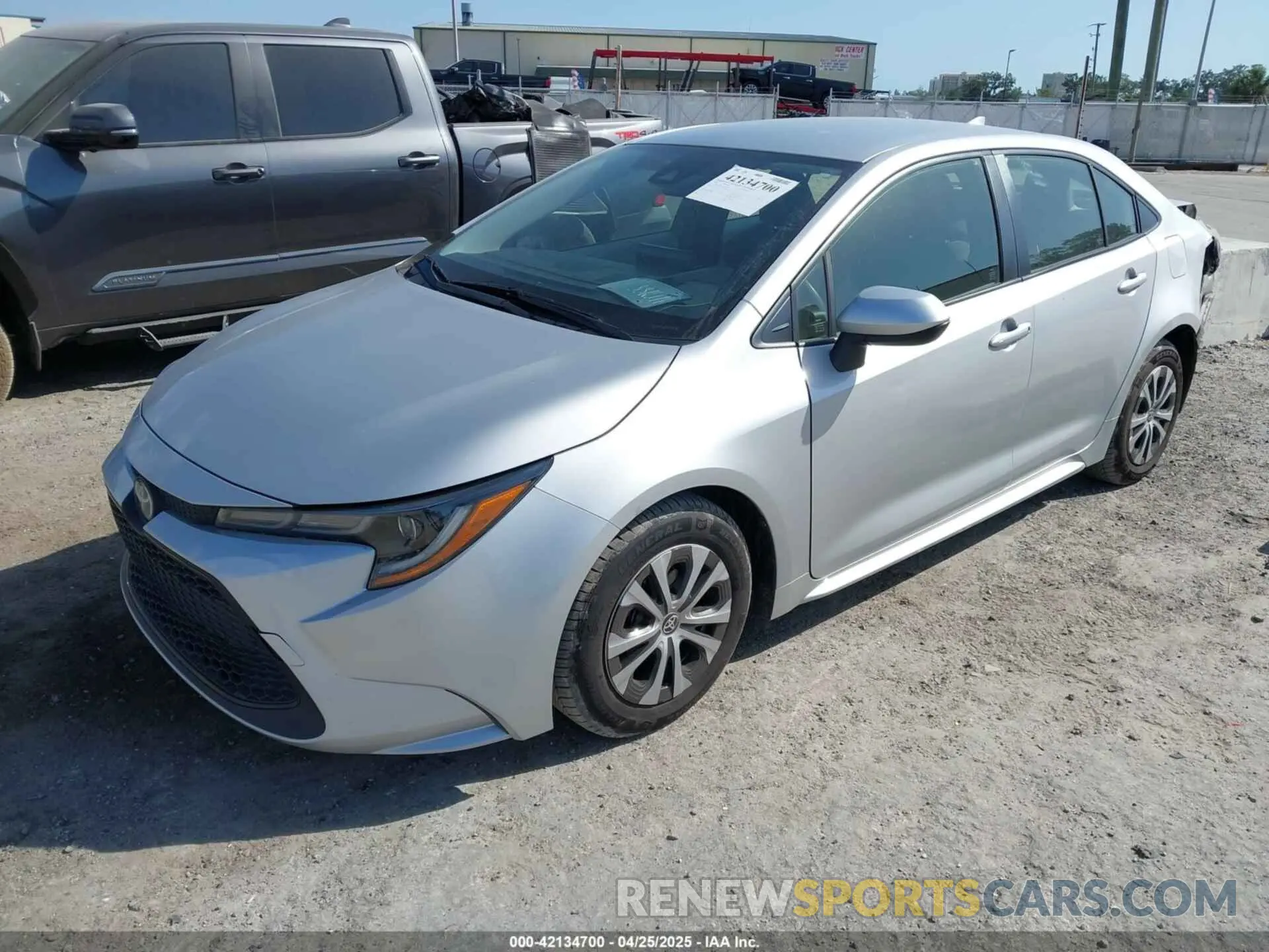 2 Photograph of a damaged car JTDEAMDE1NJ046776 TOYOTA COROLLA 2022