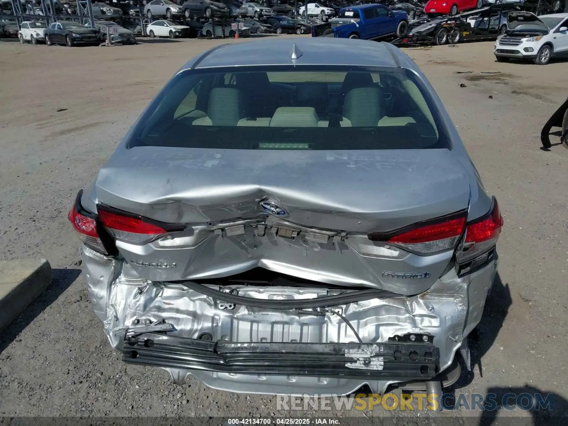 6 Photograph of a damaged car JTDEAMDE1NJ046776 TOYOTA COROLLA 2022