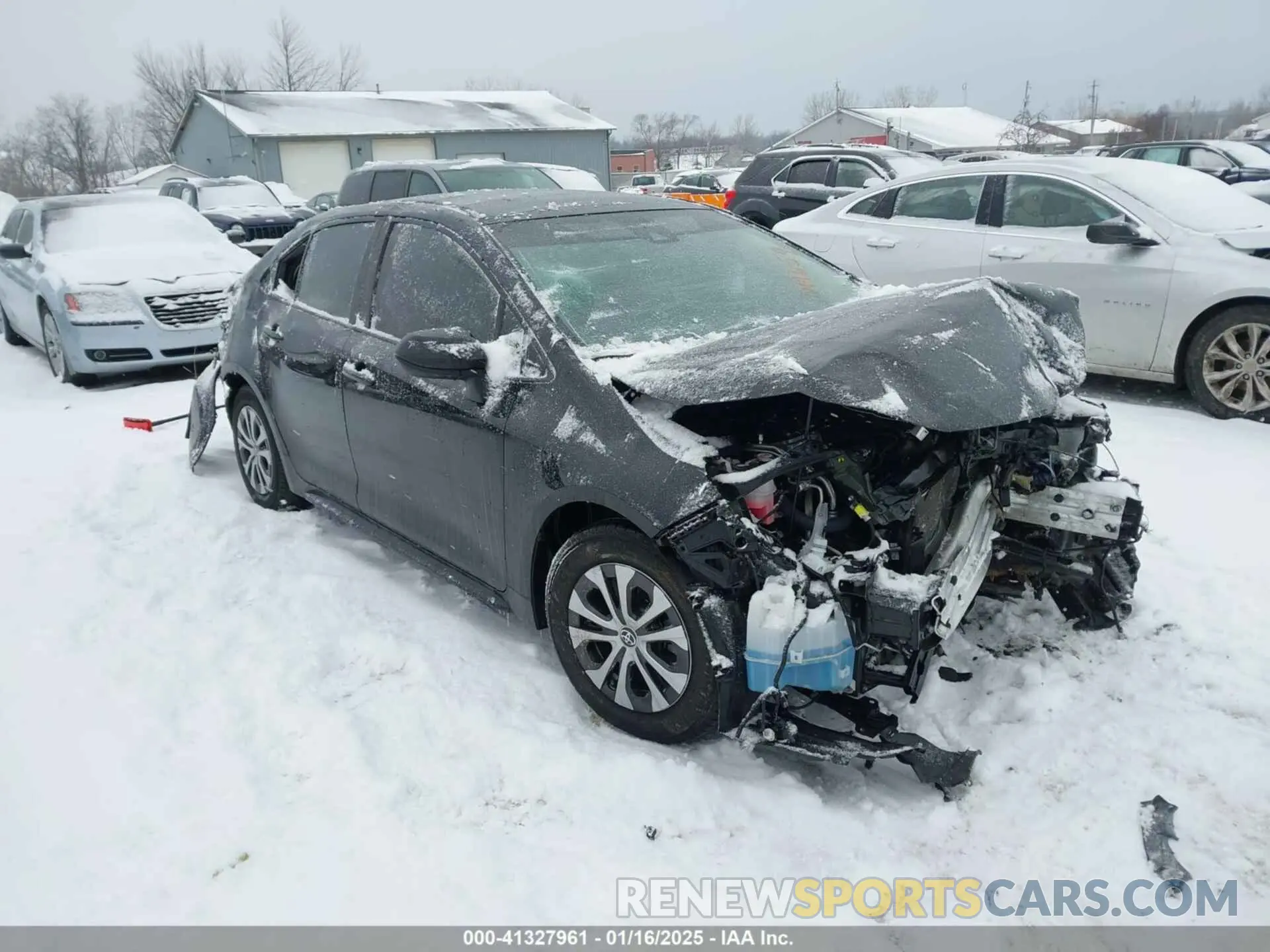 1 Photograph of a damaged car JTDEAMDE1NJ049659 TOYOTA COROLLA 2022