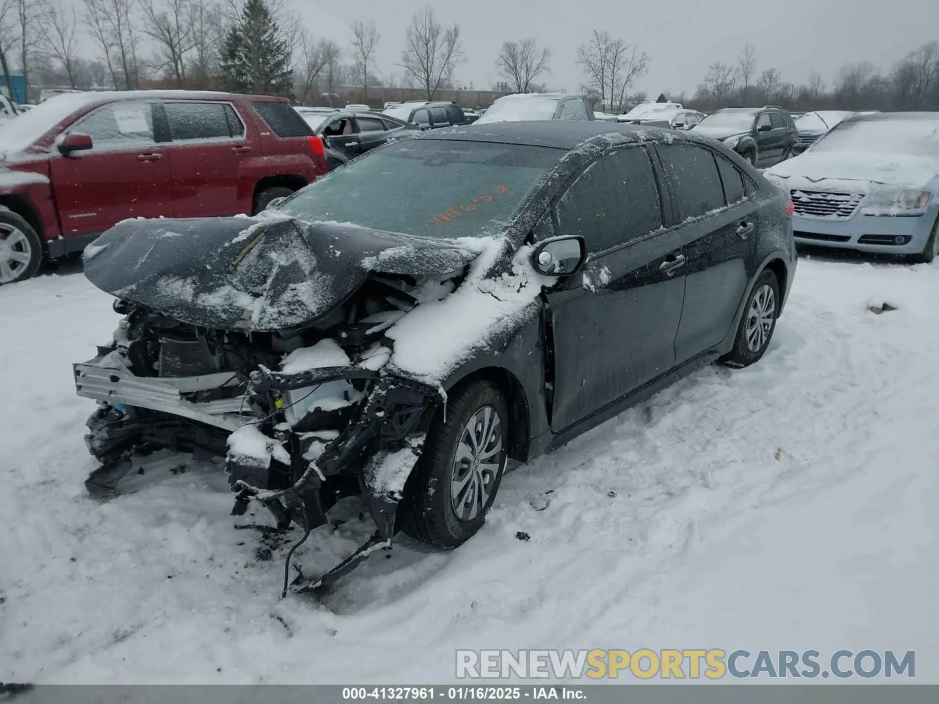 2 Photograph of a damaged car JTDEAMDE1NJ049659 TOYOTA COROLLA 2022